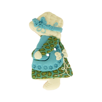 Bouton fille Sunbonnet Aventurine