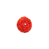 Bouton rose rouge