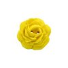 Bouton grosse rose 34mm jaune