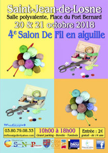 Salon De fil en aiguille  St-Jean-de-Losne 2018