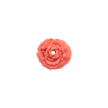 Bouton rose de 20mm vieux rose