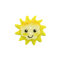 Bouton soleil jaune