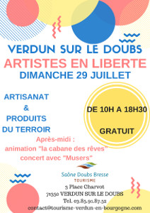 Artiste en libert, Verdun sur le Doubs
