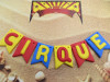 Boutons lettres CIRQUE