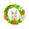 Déco Lapin vert anis