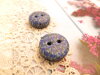 Bouton rond 18mm Azurite