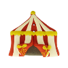 Bouton chapiteau cirque