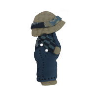 Bouton garcon Sunbonnet bleu Camille