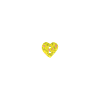 Bouton petit coeur Olivette