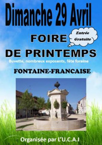 Foire de printemps de Fontaine Franaise