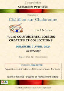 Puces des couturires, Chatillon-sur-Chalaronne 2024
