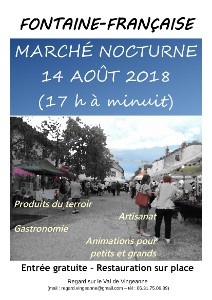 March nocture de Fontaine Franaise 2018