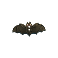 Bouton Chauve-souris noire