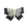 Bouton gros papillon marine et Lazuli