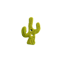 Bouton cactus vert