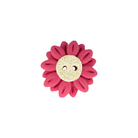 Bouton fleur marguerite fuchsia