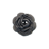 Bouton grosse rose 34mm marine