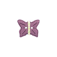 Bouton papillon violet