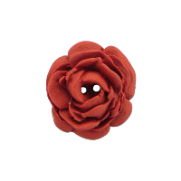 Bouton grosse rose bordeaux