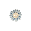 Bouton fleur marguerite bleue