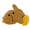 Bouton Lapin marron Pâques