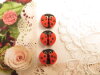 Bouton petite coccinelle