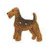 Bouton chien welsh-terrier