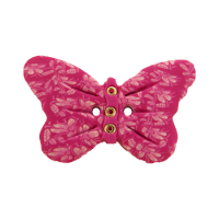 Bouton papillon fuchsia