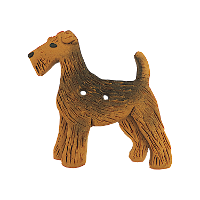 Bouton chien welsh-terrier