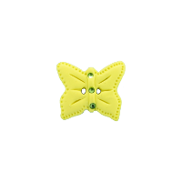Bouton papillon jaune