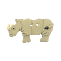 Bouton rhinocéros