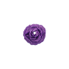 Bouton rose violette pailletée