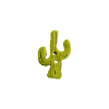 Bouton cactus vert