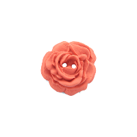 Bouton rose de 27mm vieux rose
