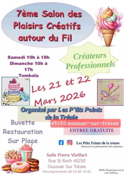 Salon des plaisirs cr�atifs autour du fil � Ouzouer 2026