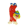 Bouton clown équilibriste