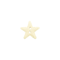 Bouton étoile blanche