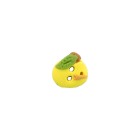 Bouton pomme jaune