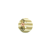 Bouton rond 18mm Shabby chic beige