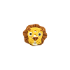 Bouton tête de lion