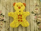 Bouton nounours Citrine