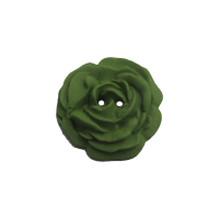 Bouton rose 27mm vert