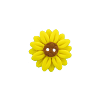Bouton fleur marguerite jaune