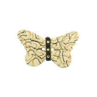 Bouton papillon Filament beige