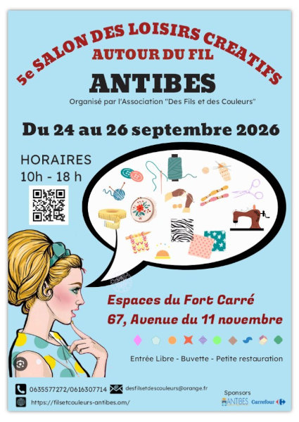 Salon des Loisirs Cr�atifs autour du Fil Antibes 2026