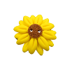 Bouton grosse marguerite jaune