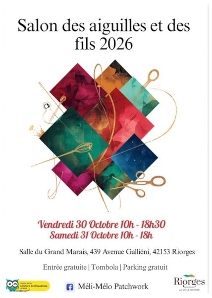 Salon Des aiguilles et des fils � Riorges 2026