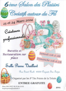Salon des plaisirs cratifs  Ouzouer 2024