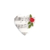 Bouton coeur musique