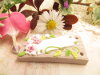 Bouton déco étiquette beige